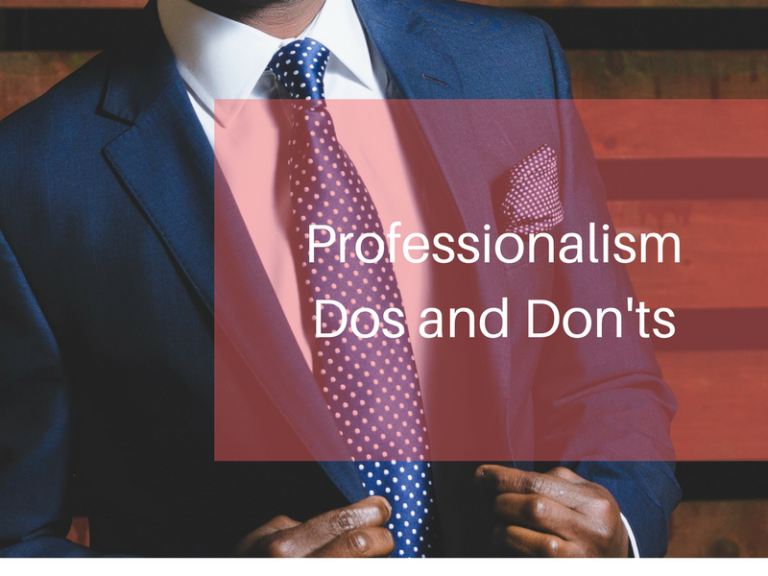 Preparing for Your Summer Internship – Professionalism Dos and Don’ts