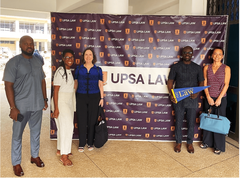 UC Law San Francisco advances legal education in West Africa