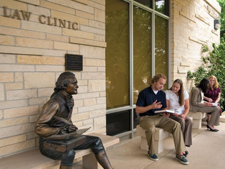 Washburn University School of Law removes statutes of Thomas Jefferson and Benjamin Franklin