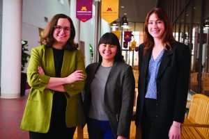 University of Minnesota School of law students with professor