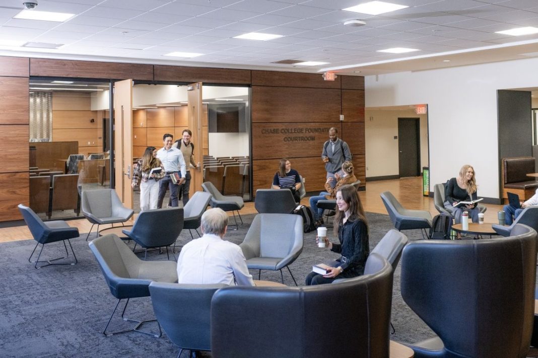 NKU Law new student center adjacent to new courtroom