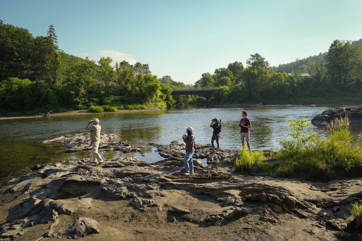 clinic law students at lake for environmental law study