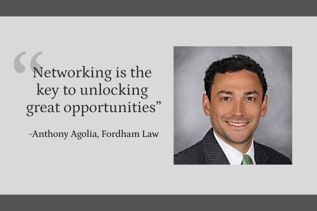headshot of Anthony Agolia of Fordham Law