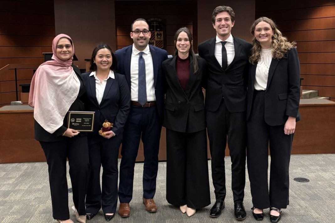 Loyola Chicago moot court team