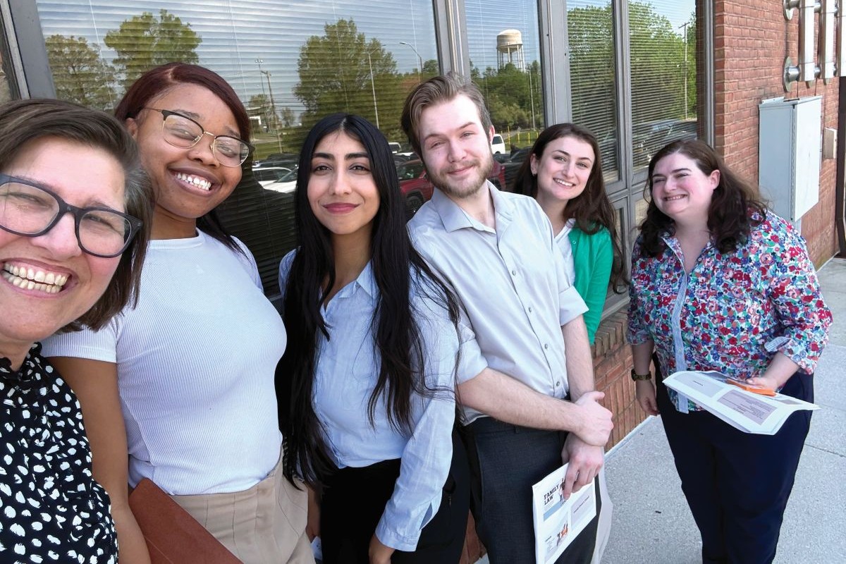 students at University of Baltimore School of Law