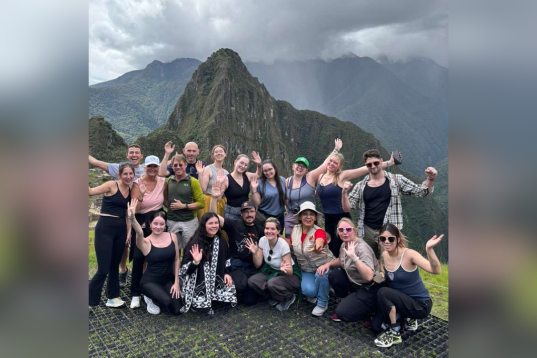 Akron Law students as Machu Picchu