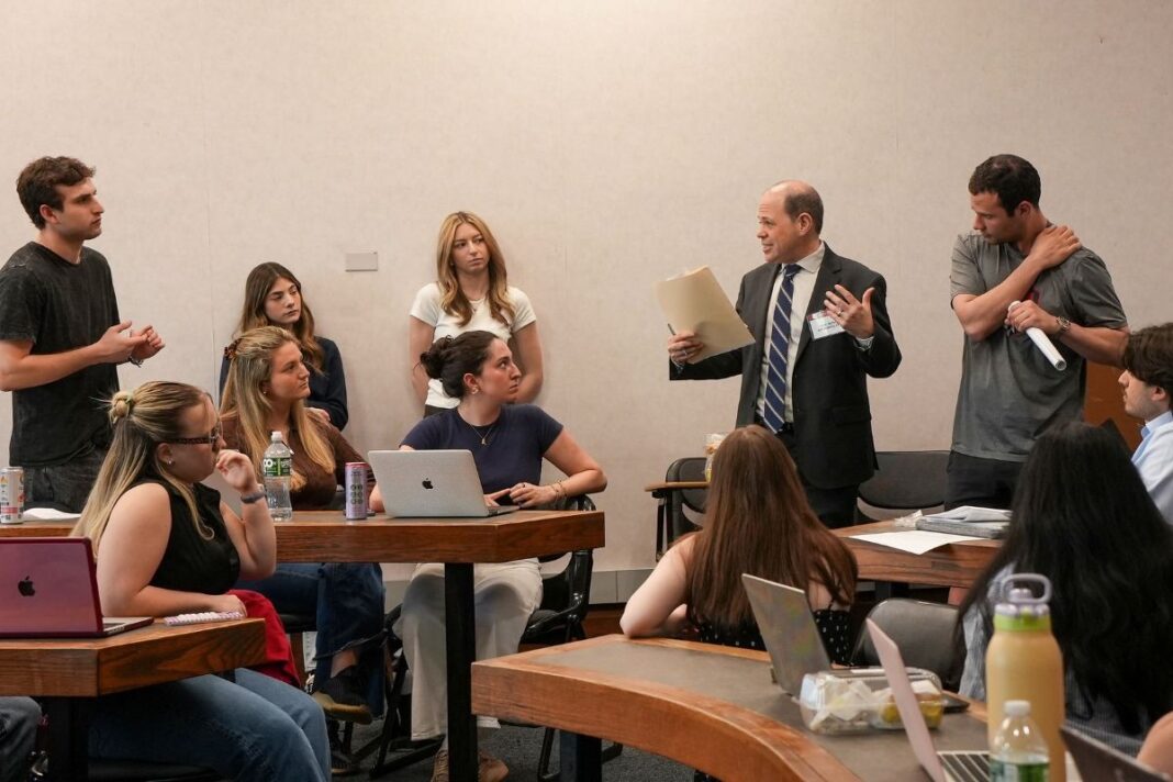 Students at Brooklyn Law School